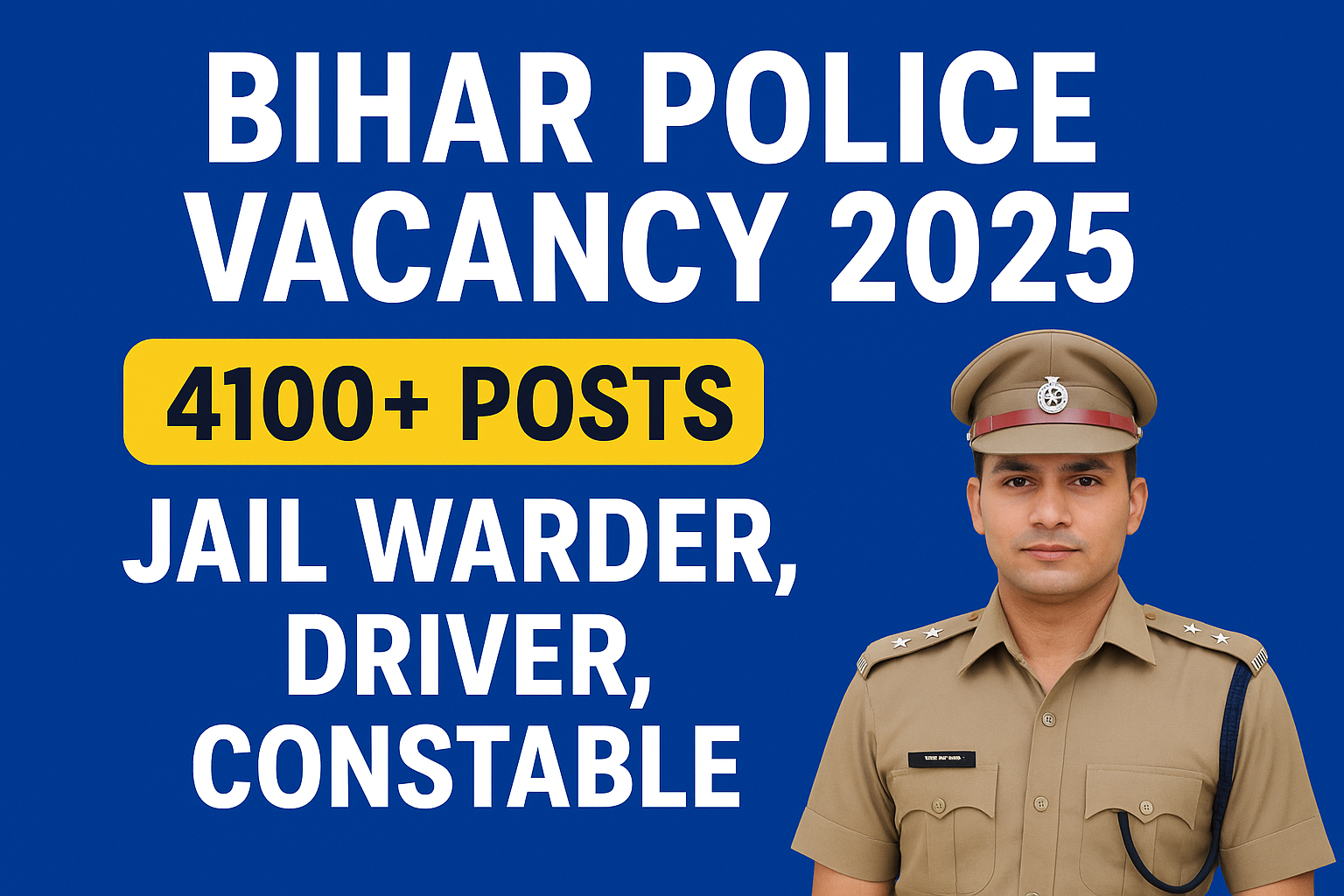 Bihar Police Recruitment 2025